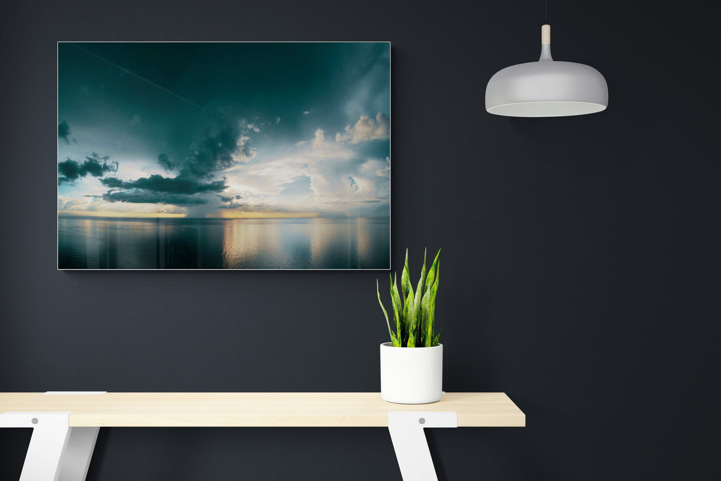 Clouds Above Sea - Water Poster Wall Art