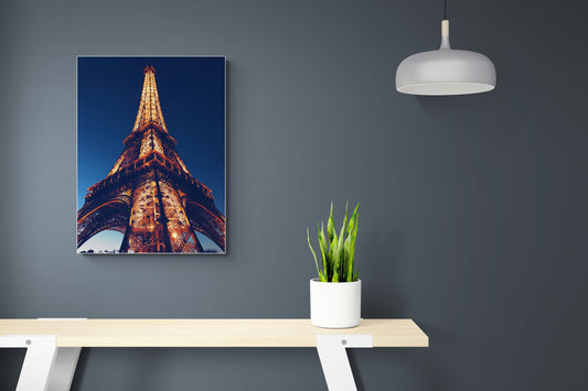 Midnight Over the Seine - Architecture Poster Wall Art