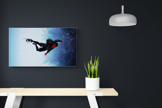 Swing Through the Static - Cartoon Poster Wall Art