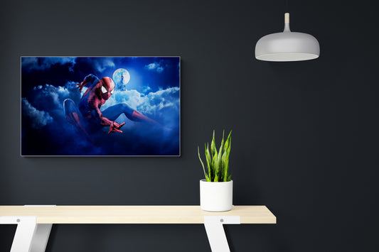 Neon Justice - Cartoon Poster Wall Art