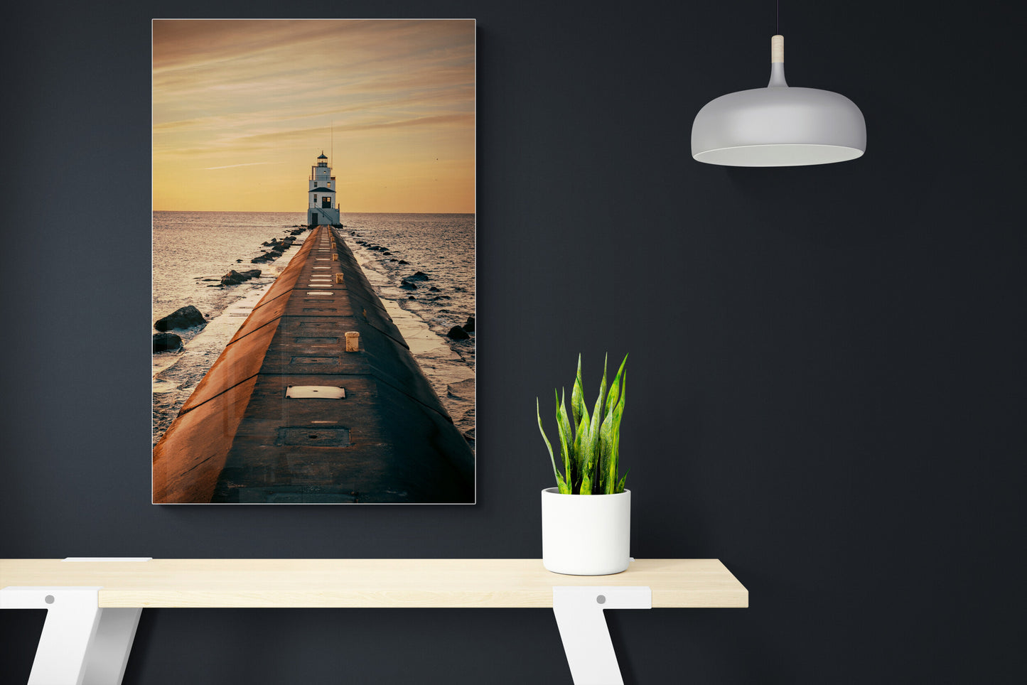Seaside House - Water Poster Wall Art