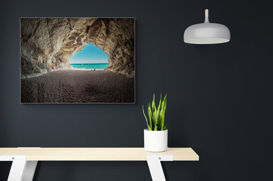 Caves With Beach - Water Poster Wall Art