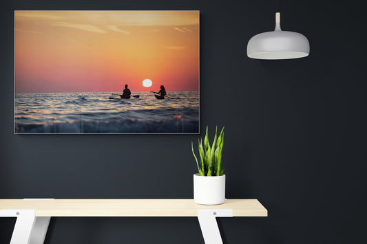Sunset  at Sea - Water Poster Wall Art