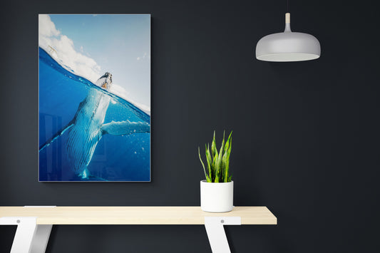 Blue Zen- Water Poster Wall Art